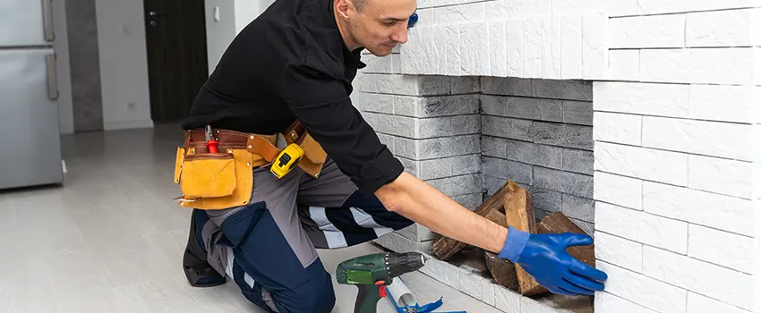 Fireplace Damaged Damper Frame Repair Services in Fredericksburg, Virginia