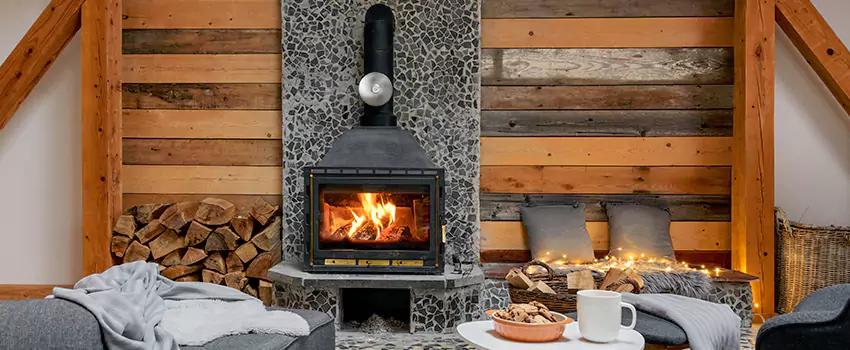 Thelin Hearth Products Direct Vent Gas Stove Fireplace Inspection in Fredericksburg, Virginia